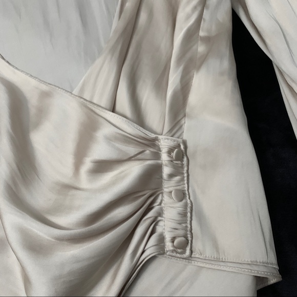 H&M Cream Gold blouse - Picture 3 of 4